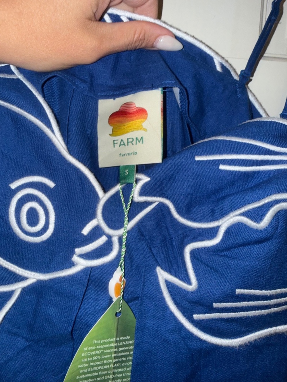 Farm Rio Iconic Fish Dress - Picture 6 of 6